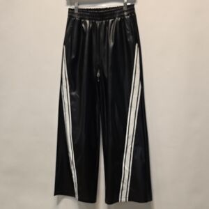 Black Pants with White Stripes